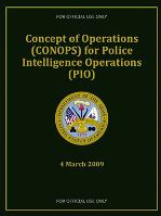 CONOPS of Police Intelligence Operations (PIO) 2009